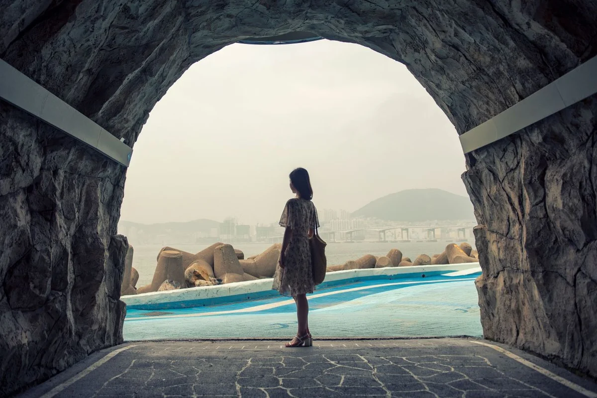 흰여울 해안 터널 - 부산 여행 여행