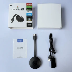 구글 크롬캐스트 WiFi HDMI 동글 1080P/4K HD 미디어 스트리머 TV 스틱 스마트 iOS 안드로이드 홈 엔터테인