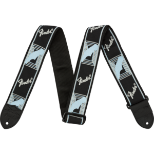 FENDER 펜더 정품 MONOGRAM 모노그램 스트랩 BLACK / LIGHT GREY / BLUE (--)