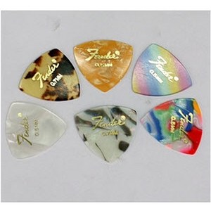 펜더 기타 피크 셀룰로이드 삼각형 TRS 트라리앵글 0.5mm Thin