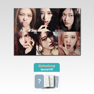 [공식미공포특전+초도특전+특별사은품] 아이브 앨범 리바이브 정규2집 REVIVE+ 일반반 (포토북+CD+스티커+포토카드+엽서) 뱅뱅 블랙홀