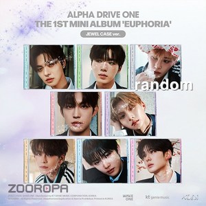 [특전포카증정/랜덤] ALPHA DRIVE ONE 알파드라이브원 EUPHORIA 1집 JEWEL CASE