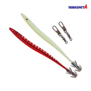야마시타 타글라스 사카나 스틱 11-2cm (2개입+도래) 25신형 오징어 훅