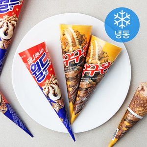 롯데웰푸드 월드콘 + 구구콘 세트 (냉동), 160ml, 1개입, 8개