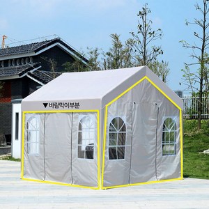 모르포 조립식 천막 캐노피 그늘막 주차장 접이식 행사천막 자바라 간이창고 바람막이천막